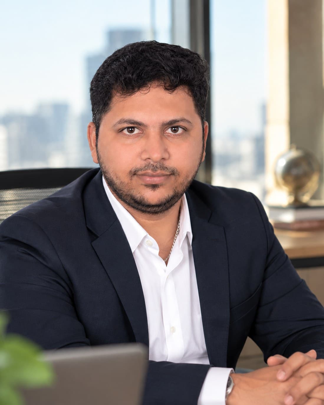 Portrait of Sadham Hussain Mohamed Gouse, founder of You & Me and YOJNA