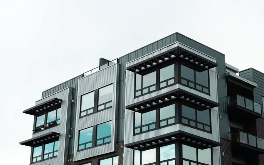 A modern apartment building, from ALOT Real Estate's 2024 material