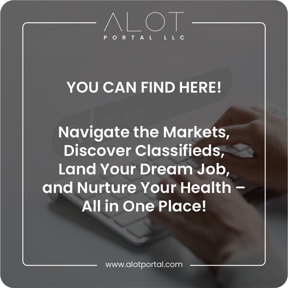 ALOT Portal tile from the 2024 group calendar listing markets, classifieds, jobs and health