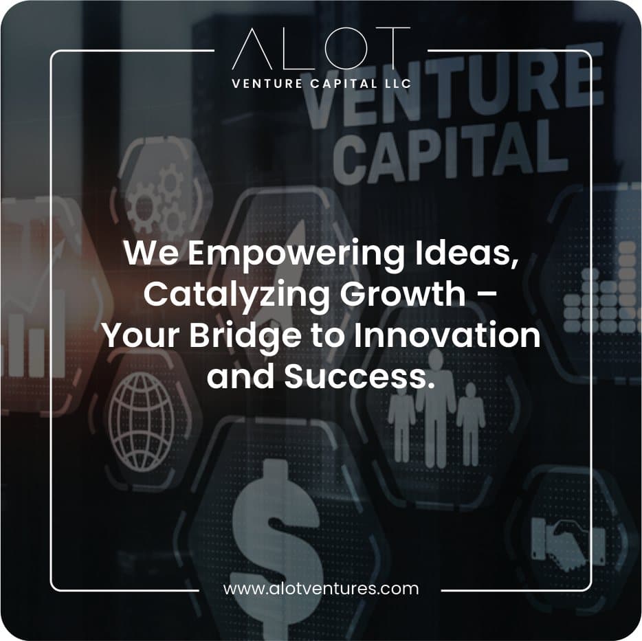 ALOT Venture Capital tile from the 2024 group calendar: 'Empowering ideas, catalyzing growth'